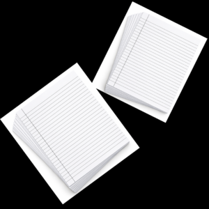 A4 / Standard Two Sided Line Sheets